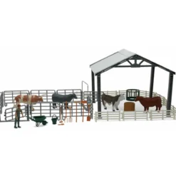 New Ray Toys - Deluxe Ranch Cow Set