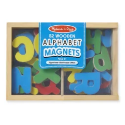 Melissa & Doug - Wooden Letter Alphabet Magnets