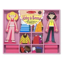 Melissa & Doug - Abby & Emma Magnetic Dress-Up Set