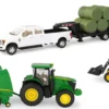 Tomy John Deere 1:32 Round Hale Bale Set