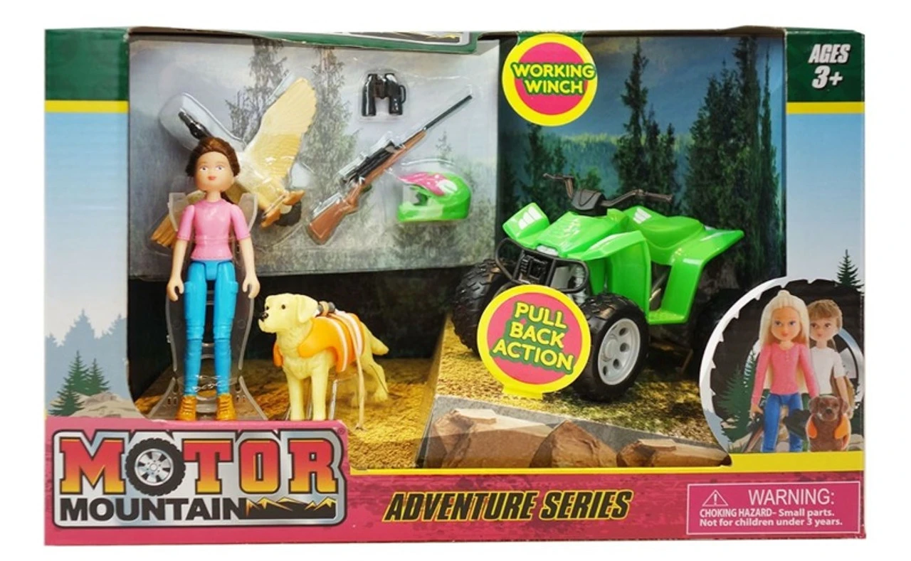 Motor Mountain Girl ATV Adventure Set - Assorted
