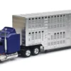 New Ray Toys 1:43 Scale Kenworth W900 Potbelly Livestock Truck - Assorted