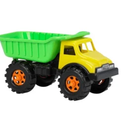 American Plastic Toys 16" Green Construction Dump Truck