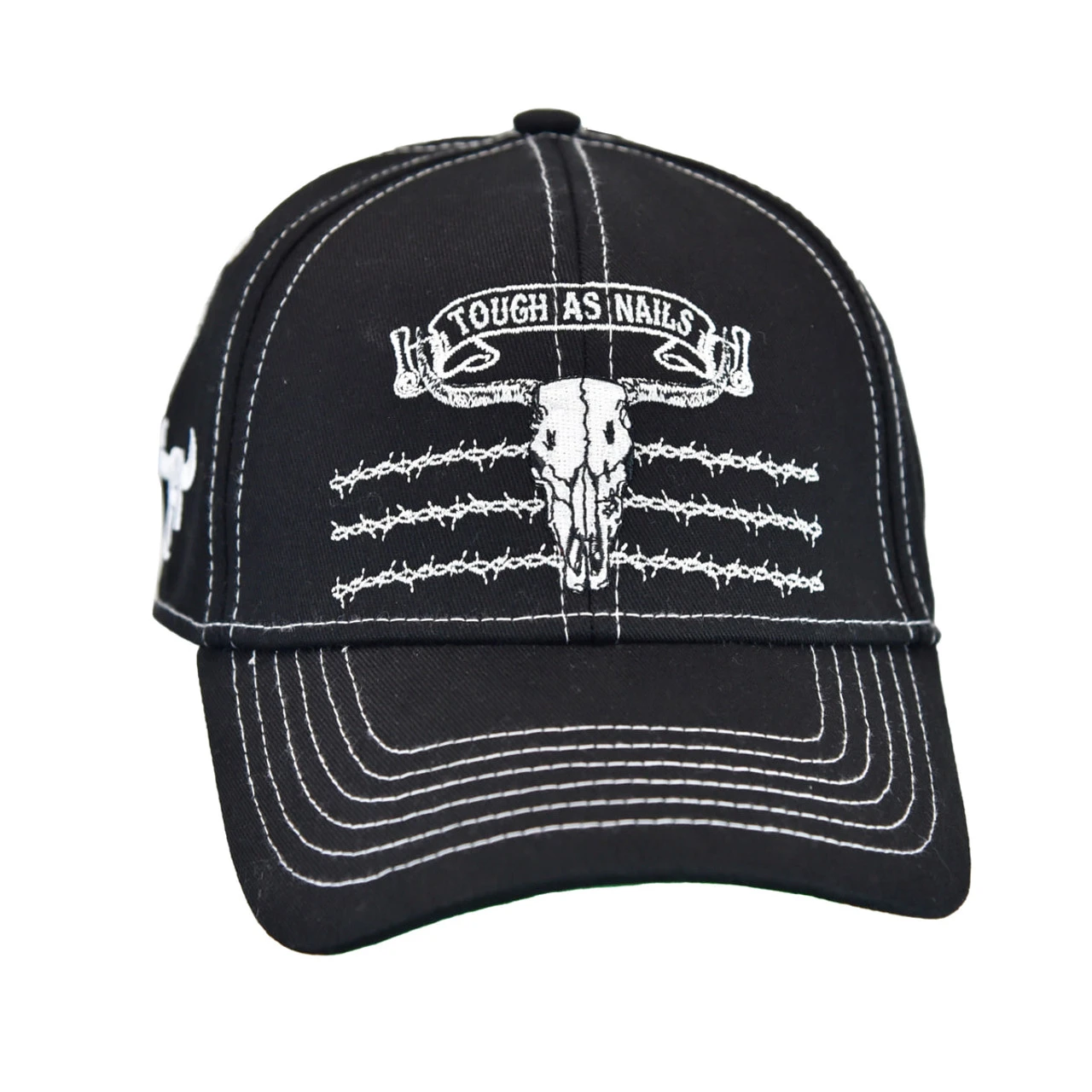 Cowboy Hardware Boys Youth Black Tough As Nails Ball Cap