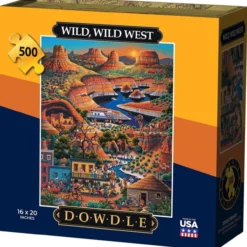 Dowdle 500 Piece Wild West Puzzle