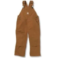 Carhartt - Infant Boy's Unlined Duck Bib Overalls - Brown