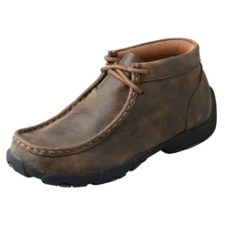 Twisted X - Children Unisex Brown Leather Mocs Casuals For Cowkids Boots