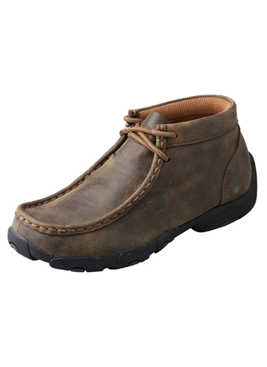 Twisted X - Children Unisex Brown Leather Mocs Casuals For Cowkids Boots