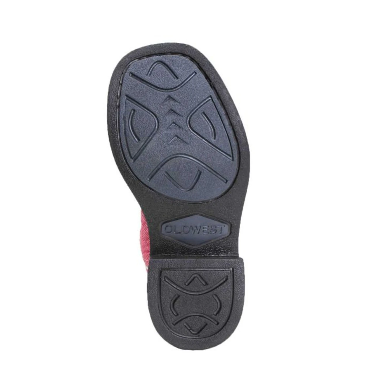 Old West Children Girls Pink Lizard Boot With White Paint Splatter Shaft - Image 4