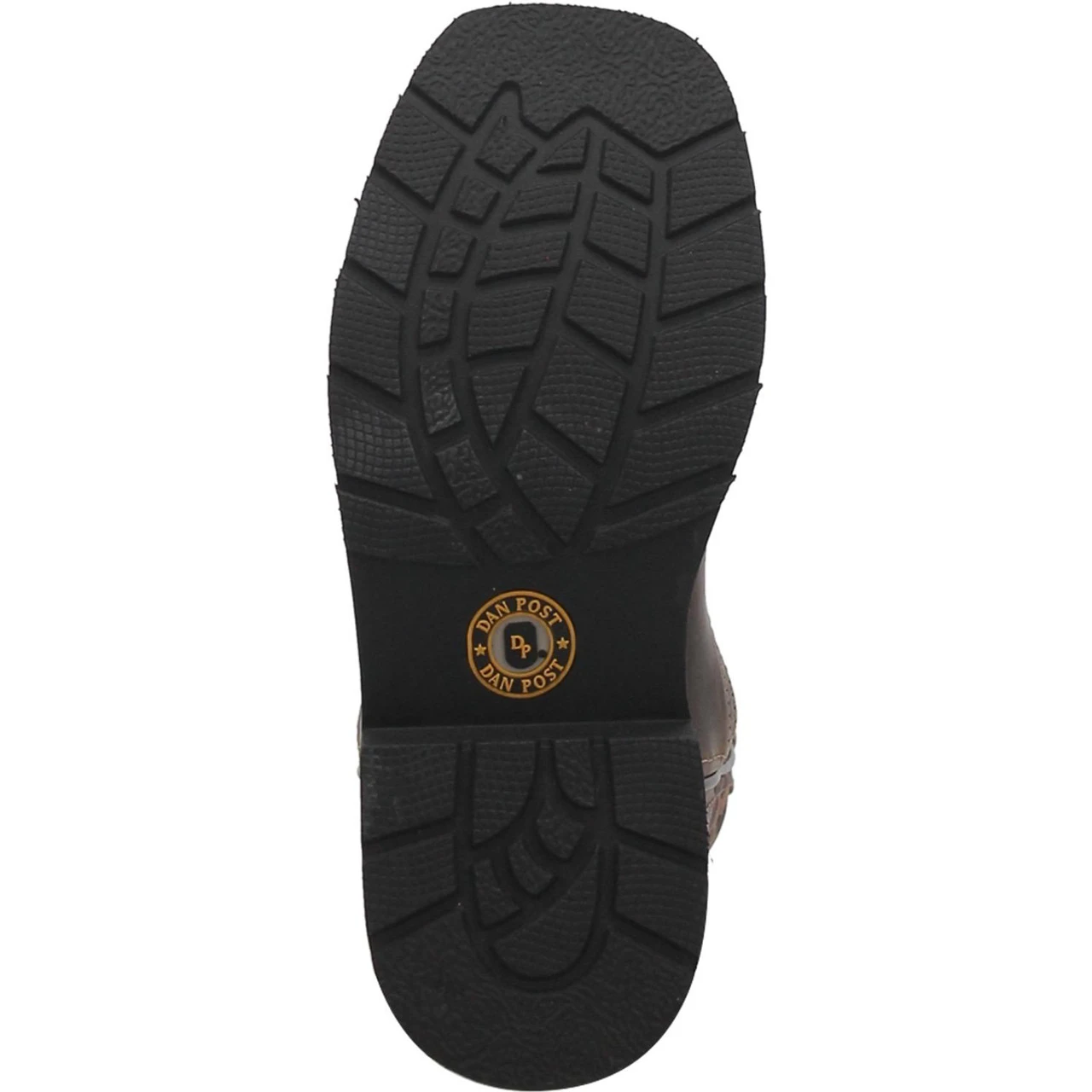 Dan Post Girls Brown Leopard Makucha Square Toe Boots - Image 5