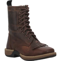 Dan Post Boys Tan Rowan Lace Up Boots