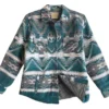Victory Sportswear Girl's Aztec Print W/Quilted Lining Long Sleeve Jacket