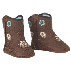 M&F Madeline Cheetah Boots For Infants