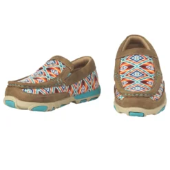 M&F Brynlee Pink & Purple Moccasin Shoe For Girls