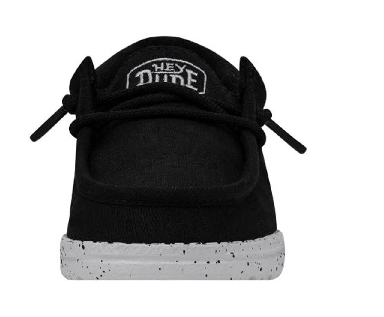 Hey Dude Wally Toddler Slub Canvas Black - Image 4