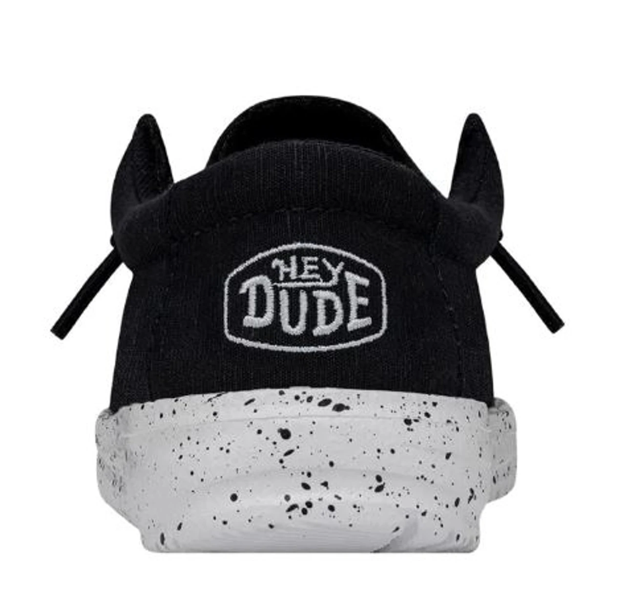 Hey Dude Wally Youth Slub Canvas Black - Image 5