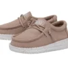 Hey Dude Wally Toddler Slub Canvas Tan
