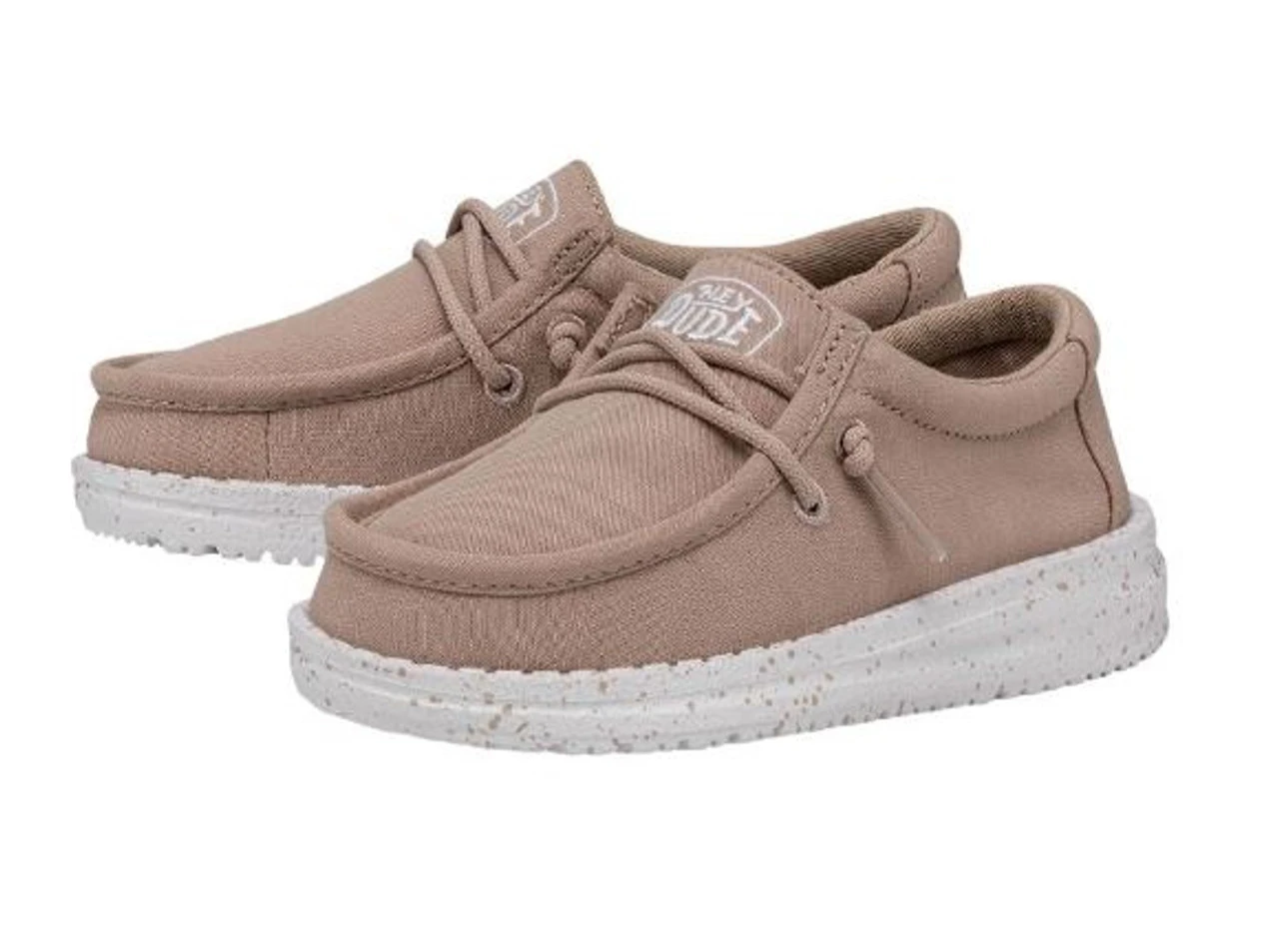 Hey Dude Wally Toddler Slub Canvas Tan