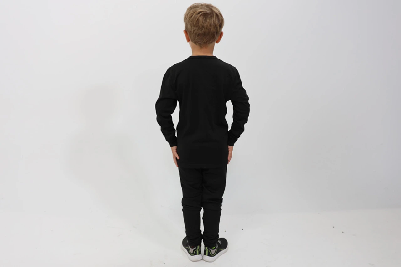 C.W Hart Youth Black Baselayer Set - Image 2