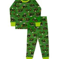 John Deere Toddler Tractor Toss Green Pajama Set