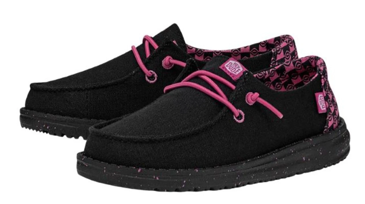 Hey Dude Girls Wendy Youth Batik Geo Casual Shoes - Image 2