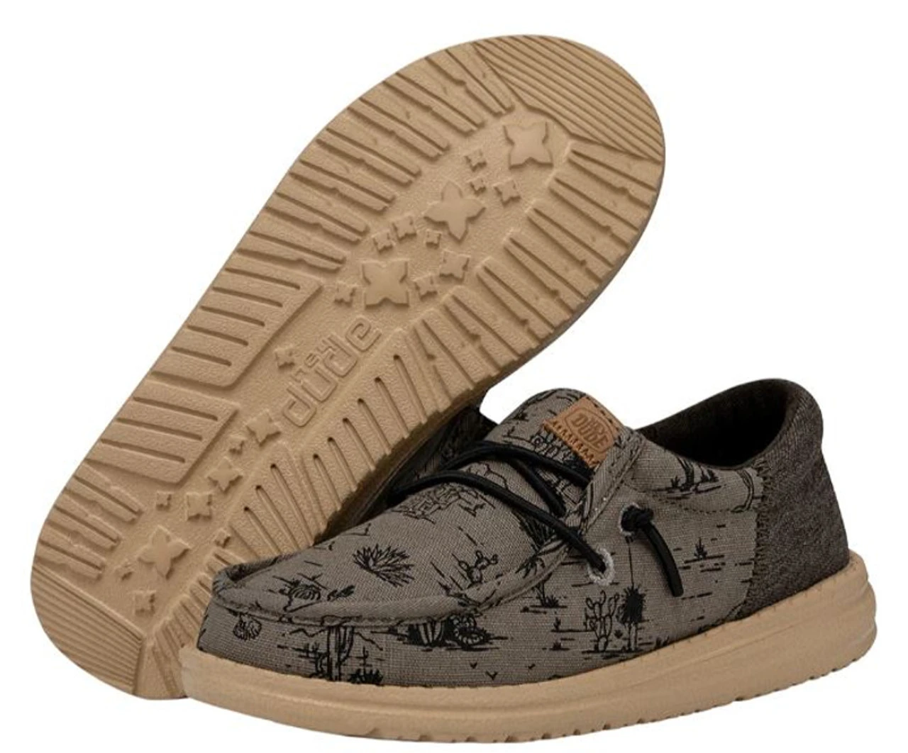 Hey Dude Boys Wally Youth Desert Olive - Image 3