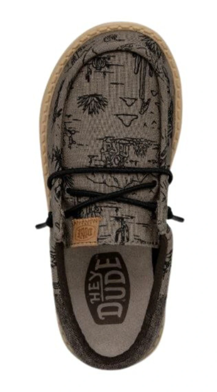 Hey Dude Boys Wally Youth Desert Olive - Image 6