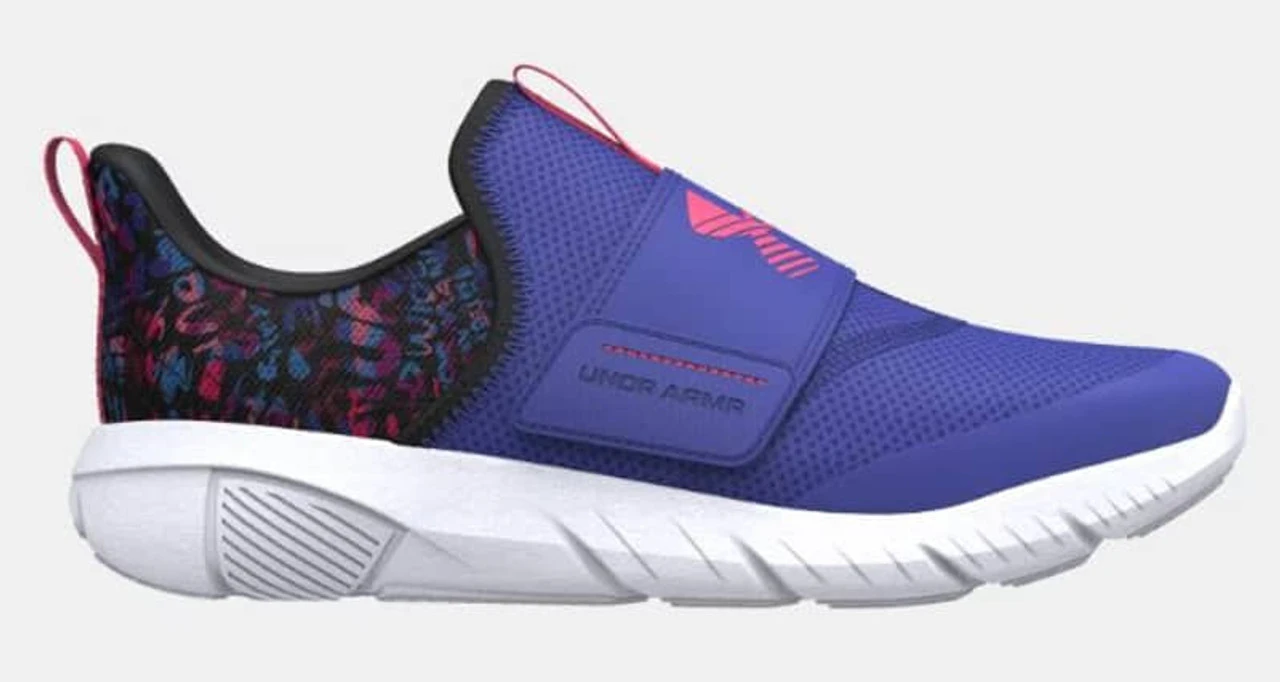 Under Armour Girls ' GGS Flash GLTR Purple - Image 2