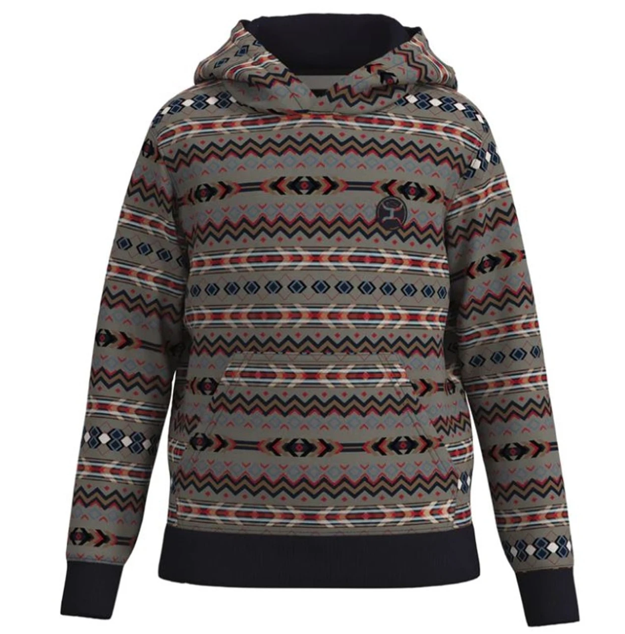 Hooey Boys "Mesa" Aztec/Navy Hoody