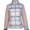 Hooey Girls Softshell Jacket Tan/Serape