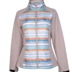 Hooey Girls Softshell Jacket Tan/Serape