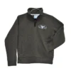 Cowboy Hardware Boys Black Speckle 1/4 Zip Fleece Hoody