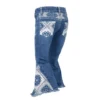Cowgirl Hardware Youth Girls Dark Wash Bandana Trim Bell Bottom Jeans