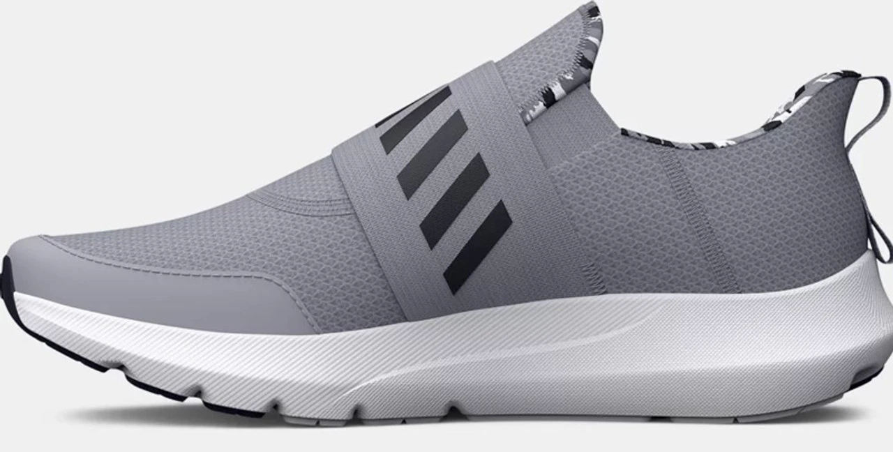 Under Armour Boys' Grade School UA Surge 3 Slip Printed Running Shoes - Image 2