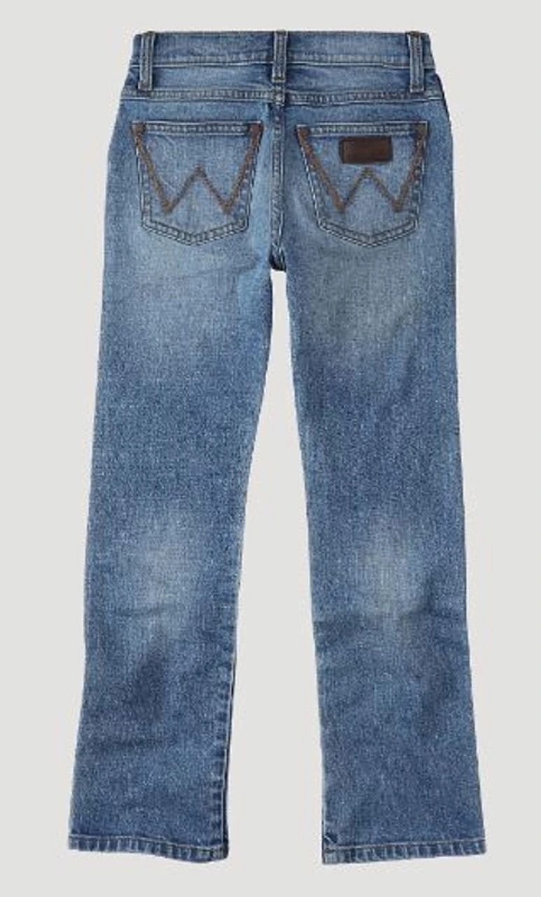 Wrangler Boys Retro Slim Straight Jean In Roughhouse - Image 2