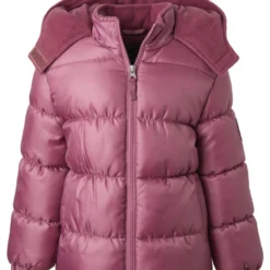 Pink Platinum Infant Girls Ripstop Rose Puffer Winter Jacket
