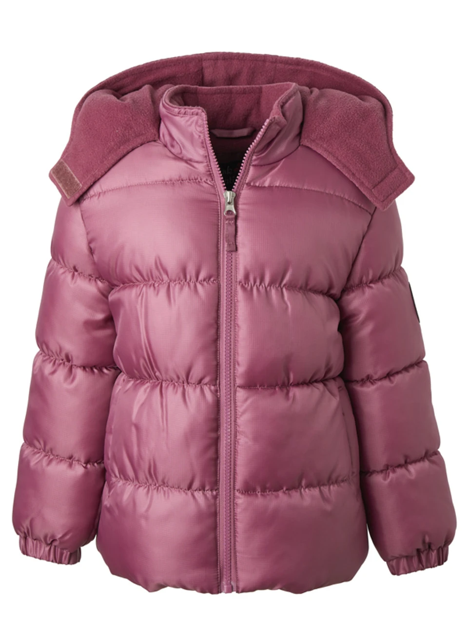 Pink Platinum Infant Girls Ripstop Rose Puffer Winter Jacket